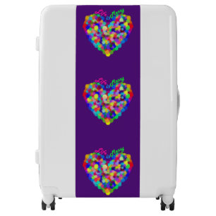 Life is Messy (Paint Gun Heart) Luggage