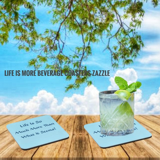 Life Is More Beverage Coaster (Creator Uploaded)