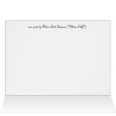 "Life is not a race..." (Inside Horizontal (Top))