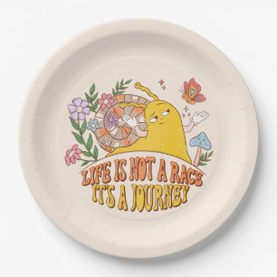 Life Is Not A Race, It's A Journey Paper Plates