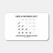 Life Is Nothing But A Bunch Of Correlations Stats Matchboxes (Front)