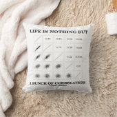Life Is Nothing But A Bunch Of Correlations Stats Throw Pillow (Blanket)