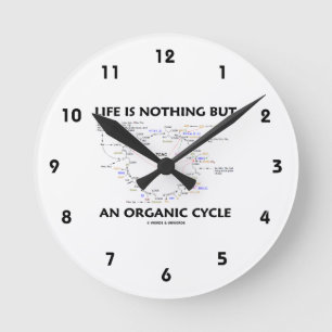 Life Is Nothing But An Organic Cycle (Krebs Cycle) Round Clock