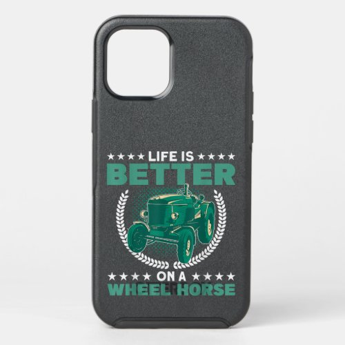 Life Is On A Wheel Horse Tractor Farmer  OtterBox Symmetry iPhone 12 Pro Case