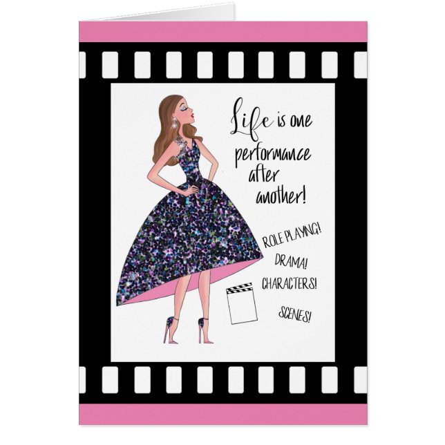 LIFE Is One Performance After Another! Cards (Front)