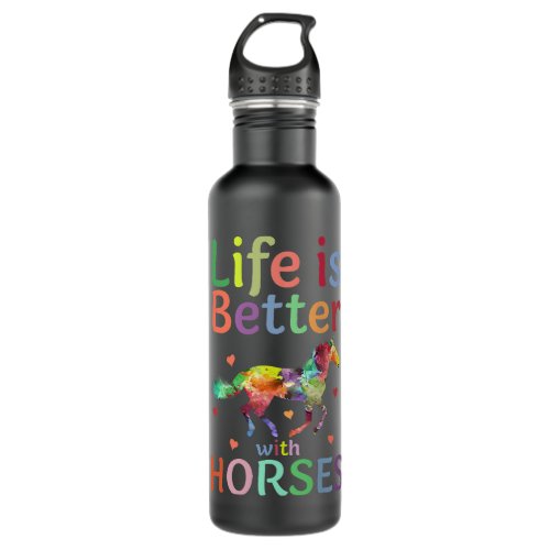 Life Is Scary Without Jesus Halloween Costume Stainless Steel Water Bottle