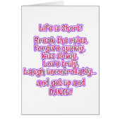 Life is Short (Front)