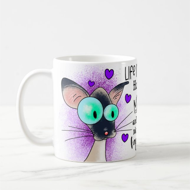 Life is short coffee mug (Left)