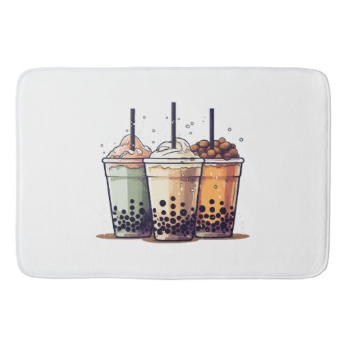 Life is short drink the boba bath mat