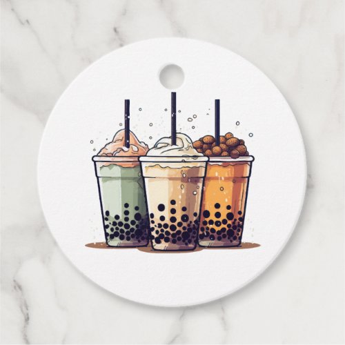 Life is short drink the boba favor tags