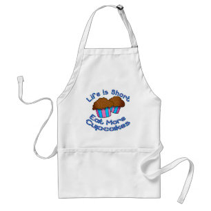 Life is Short, Eat More Cupcakes! Adult Apron