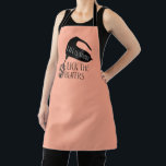 Life is Short Lick the Beaters Baking Apron<br><div class="desc">"life is short,  lick the beaters"  © becky nimoy 2020 (with electric hand mixer illustration)</div>