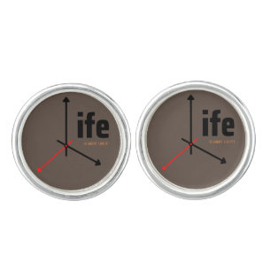 life is short, live it cufflinks