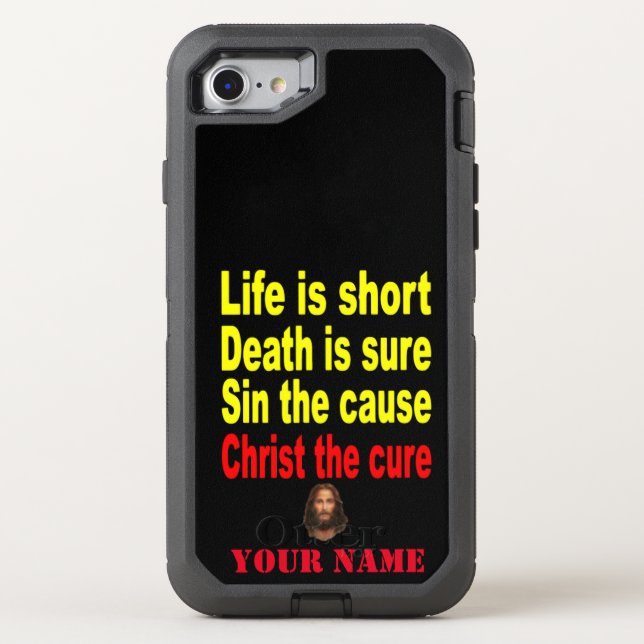 LIFE IS SHORT OTTERBOX iPhone CASE (Back)
