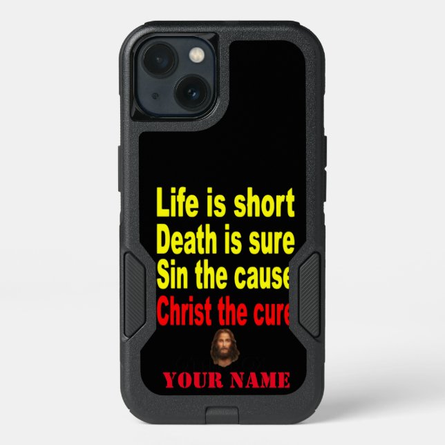 LIFE IS SHORT OTTERBOX iPhone CASE (Back)