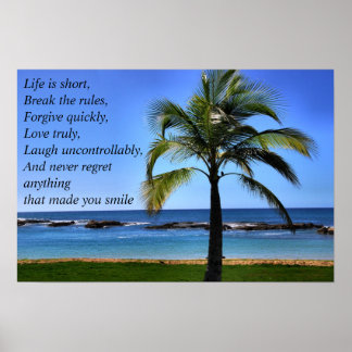 Life is short poster