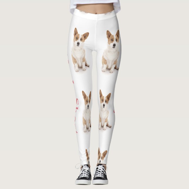 Life Is Short, So Are My Legs Corgi Leggings (Front)