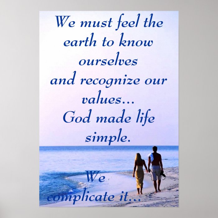 Life is simple Poster