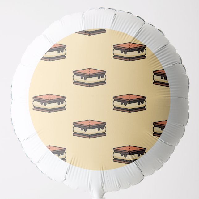 Life is S'more Fun with Twins Baby Shower Balloon (Front)