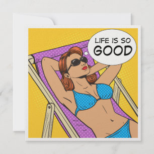 Life Is So Good Invitation #3 Cocktail