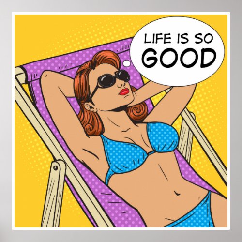 Life Is So Good Poster
