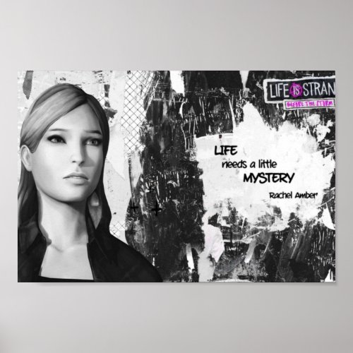 Life Is Strange Before The Storm  Rachel Amber Quo Poster
