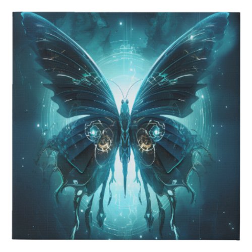Life is Strange Butterfly Faux Canvas Print