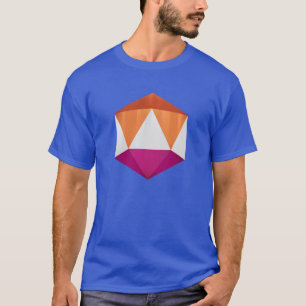 Life is Strangerue Colors Steph Gingrich D20 Dice T-Shirt