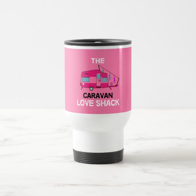 Life Is Sweet AT The Caravan Funny Gifts Travel Mu Travel Mug (Center)