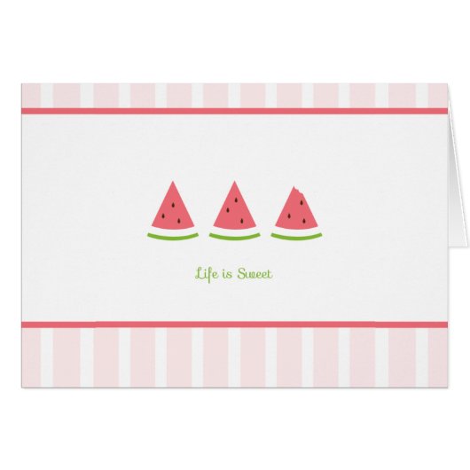 Life is Sweet Cards (Front Horizontal)
