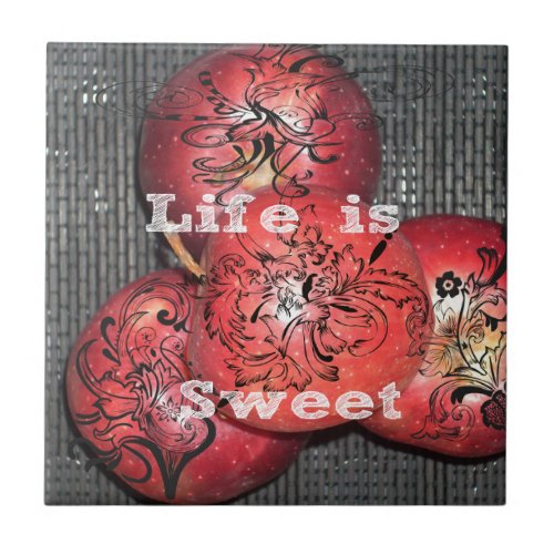 Life is Sweet Ceramic Tile