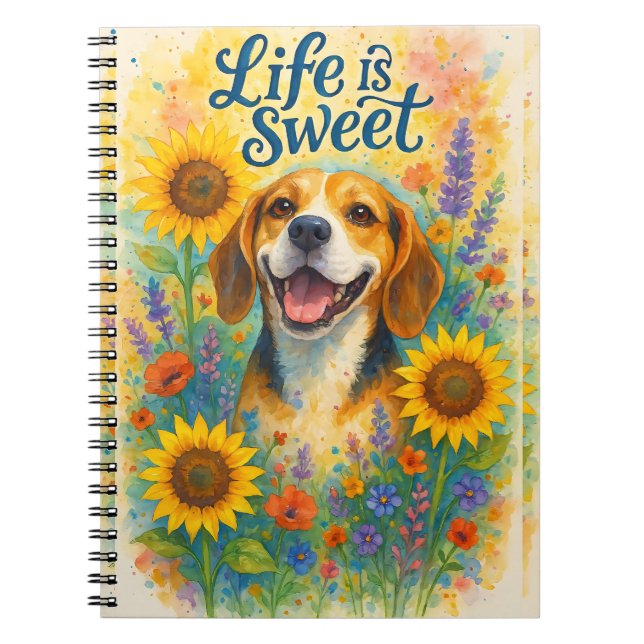Life is Sweet  Notebook (Front)