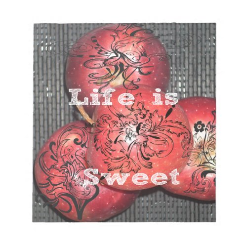 Life is Sweet Notepad