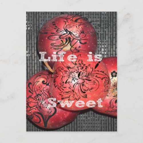 Life is Sweet Postcard