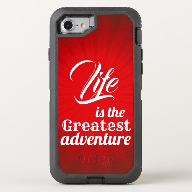 Life is the Greatest Adventure Otterbox iPhone Case (Back)
