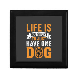 Life Is Too Short Dog Lover Graphic_1 Gift Box