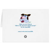 Life Is Too Short For Single Scoops Cards (Back Horizontal)