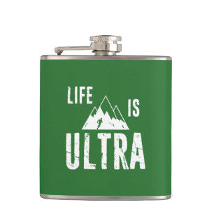Life Is Ultra Running Flask