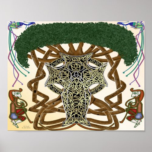 Life is Universal Celtic Knot Poster