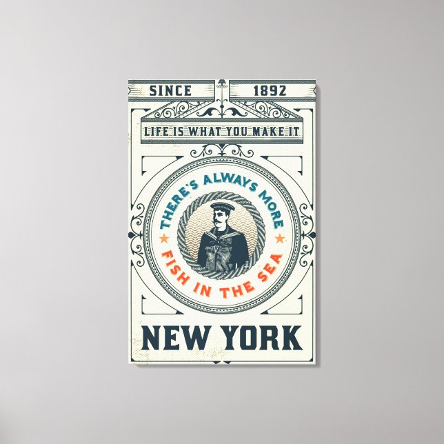 Life Is What You Make It Canvas Print (Front)