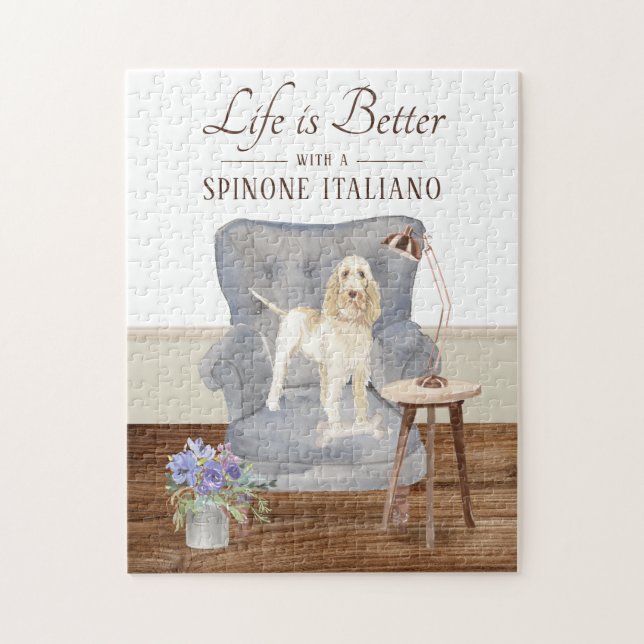 Life Is With A SPINONE ITALIANO Jigsaw Puzzle (Vertical)