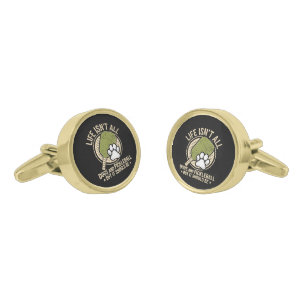 Life Isn't All Dogs And Pickleball Cufflinks