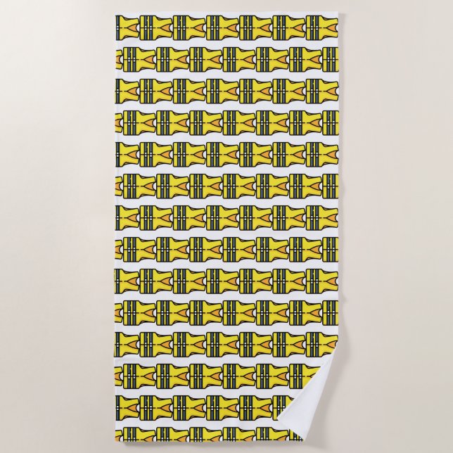Life Jacket Beach Towel (Front)