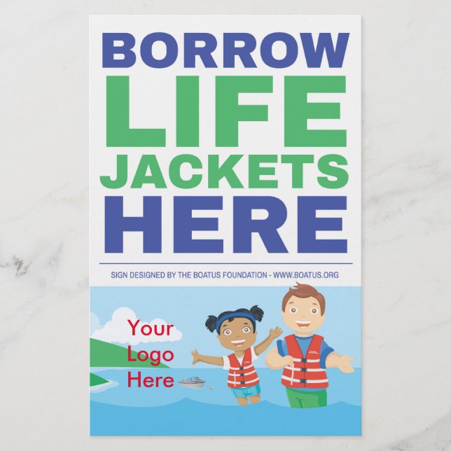 Life Jacket Loaner Program Flyer (Front)