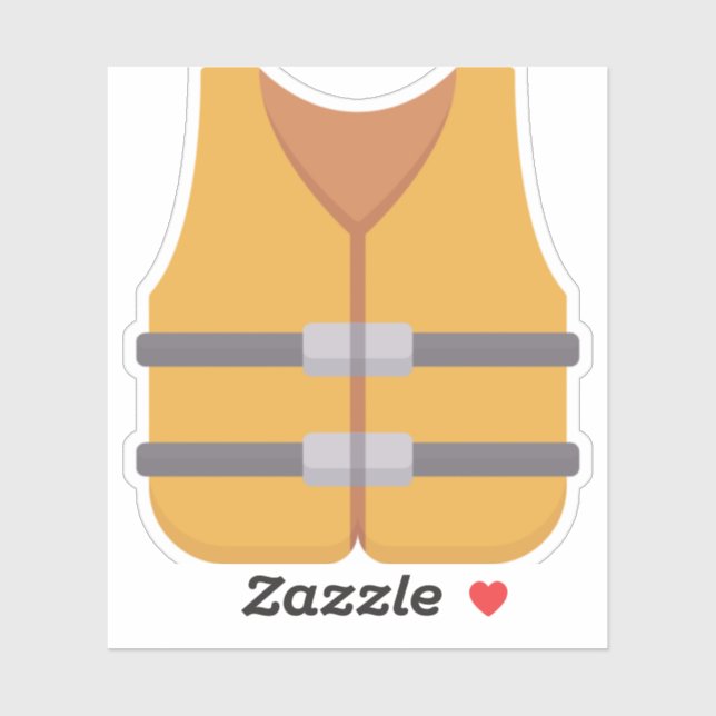 Life jacket sticker (Sheet)