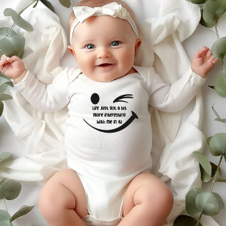 Life Just Got More Interesting! Fun Quote | Baby Bodysuit