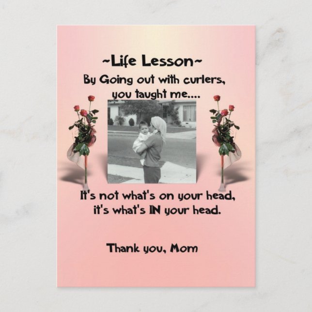 Life Lessons #1 Postcard (Front)