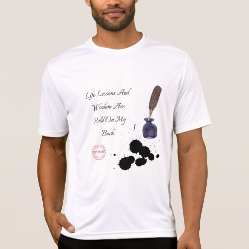 Life Lessons And Wisdom Vintage Calligraphy 2 in 1 T_Shirt