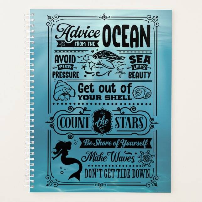 Life Lessons From The Sea Planner (Front)