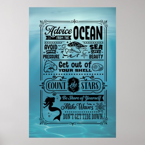 Life Lessons from the Sea Poster